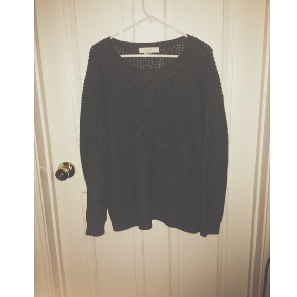 Grey winter sweater