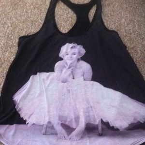 Racerback Marilyn Monroe Tank