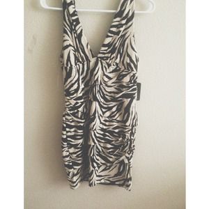 Zebra striped dress!