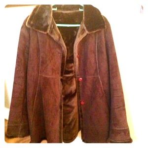 Woman's Suede Winter Coat