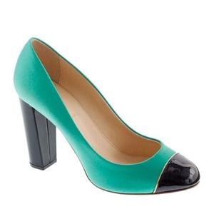 J. Crew Etta cap satin pumps, size 8
