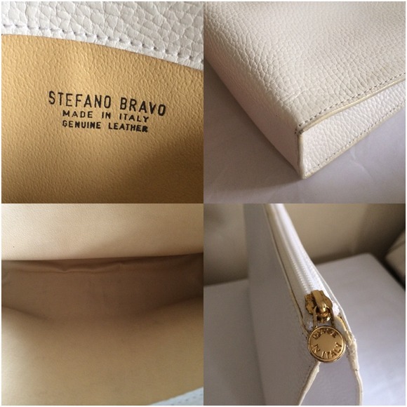 ⛔️SOLD⛔️STEFANO BRAVO LEATHER POUCH - Picture 4 of 4