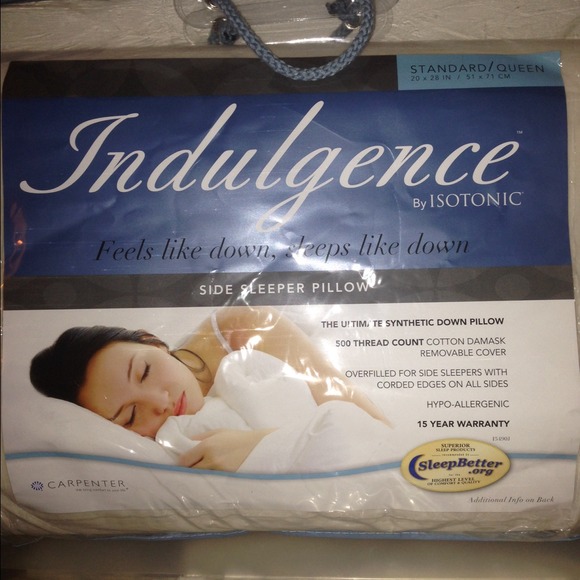 Isotonic Side Sleeper Pillow! 500 Thread Count!