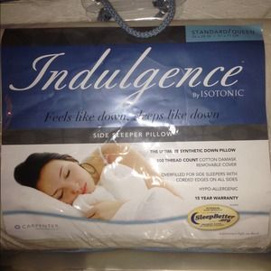 Isotonic Side Sleeper Pillow! 500 Thread Count!