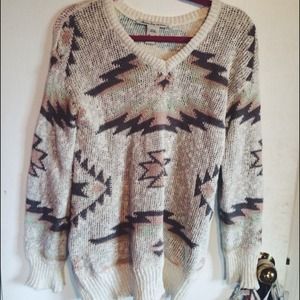 Aztec Big Bulky Sweater