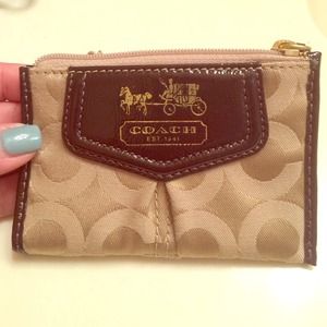 💞🎈COACH Madison mini skinny in khaki🎈💞