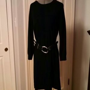 Sale! Black J.Crew Merino Wool Sweater Dress