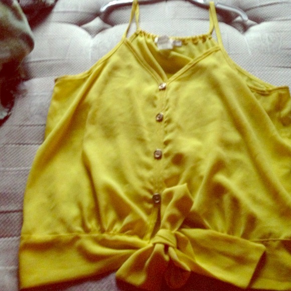 A yellow tank top from agaci
