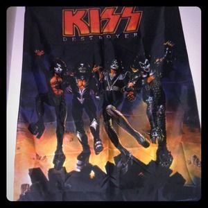 KISS Destroyer fabric poster