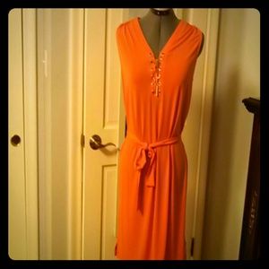 Trade -Sale! Michael Kors Sleeveless Coral Dress