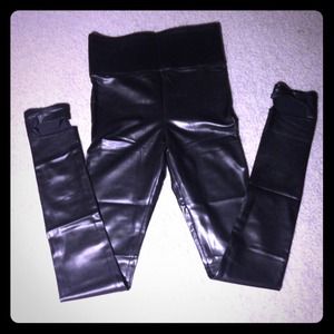 Pleather leggings