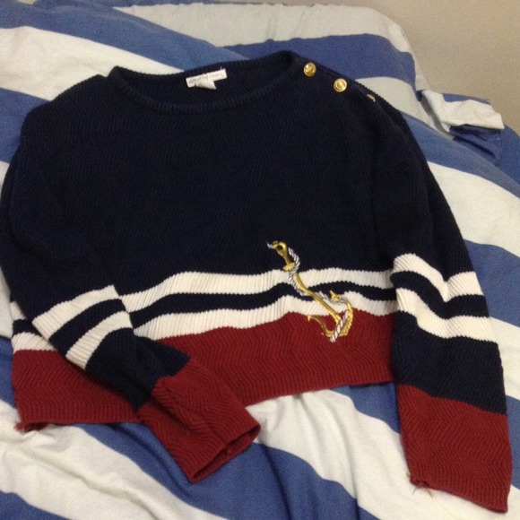 Sailor crop top sweater⚓️ - Picture 4 of 4