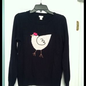 Rare J Crew French Hen Sweater size Med @oatsnbows