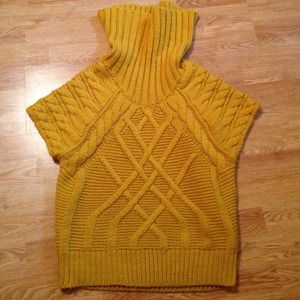 Yellow turtleneck