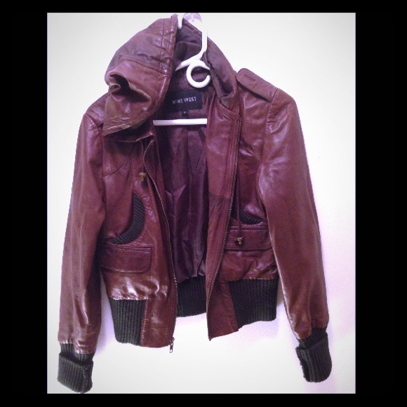 Nine West genuine leather jacket