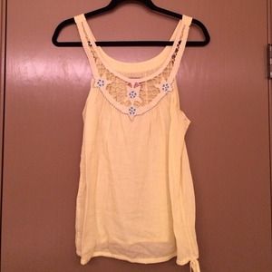 Yellow Free People Tank