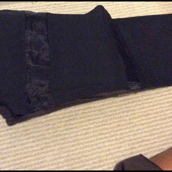 Bundle: Denim like Leggings and black & sheer pant