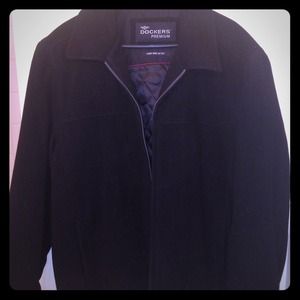 Men's Dockers Premium Wool Coat! Made in Italy!
