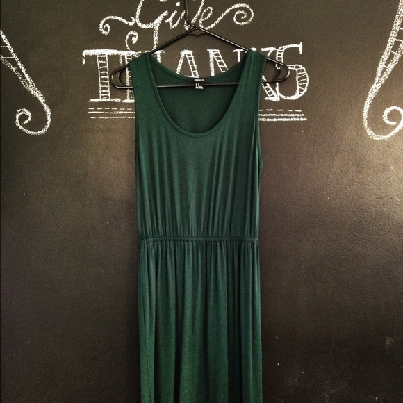 🔷SOLD IN A BUNDLE🔷Dark Teal Green Maxi Dress S