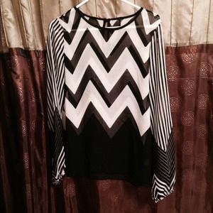 Chevron stripped shirt