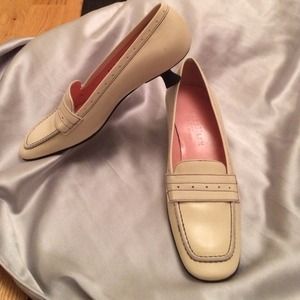 Cole Haan cream loafers. Size 5 1/2. Never worn