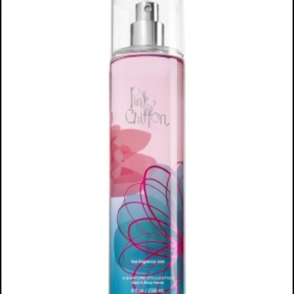 Bath and body works pink chiffon