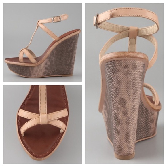 Elizabeth and James Shoes - Elizabeth and James wedge sandals strap shopbop