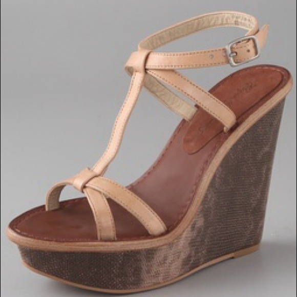 Elizabeth and James wedge sandals strap shopbop - Picture 2 of 4