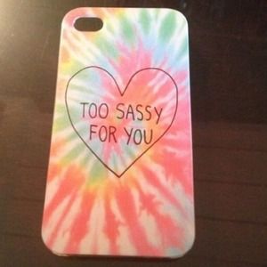 Too Sassy iPhone 4/4S case