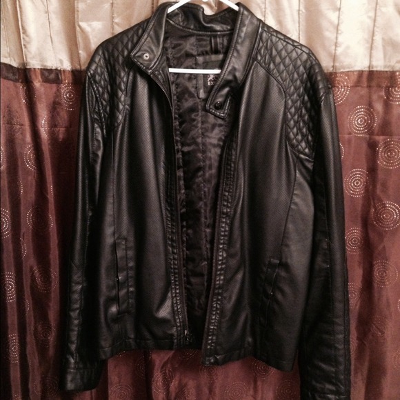 Men's express faux leather jacket