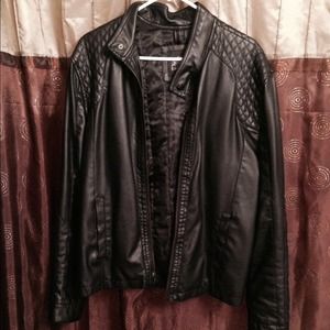 Men's express faux leather jacket