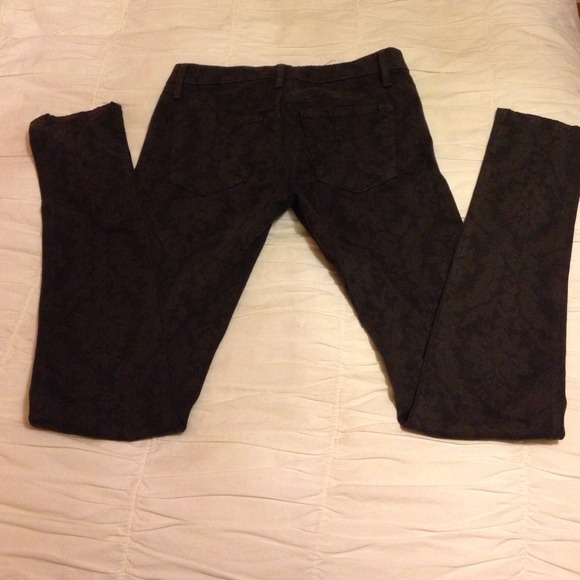 Joe's Jeans! Black and grey floral.