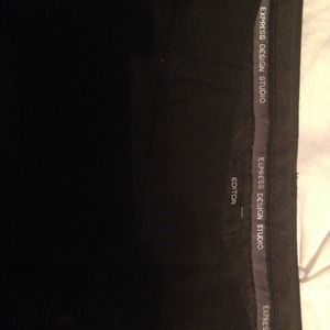 SOLD in bundle- Express Editor black dress pants