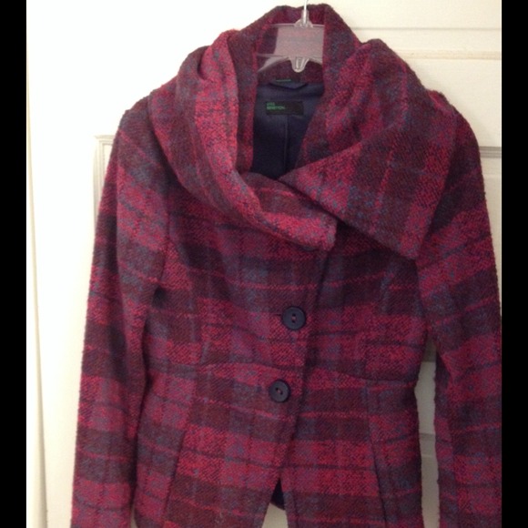 Final DROP‼️Benetton Tailored Wool Coat (M)42