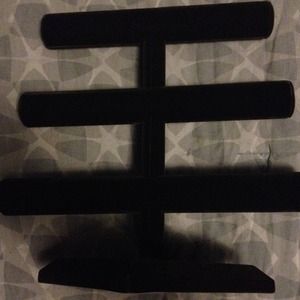 Velvet jewelry stand. Used once for tradeshow.