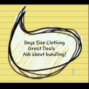 Check out my closet for great deals-boys clothes
