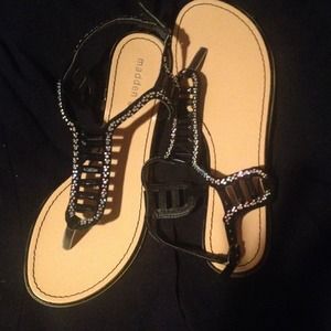 SOLD!  NEW! Madden Girl beaded sandals