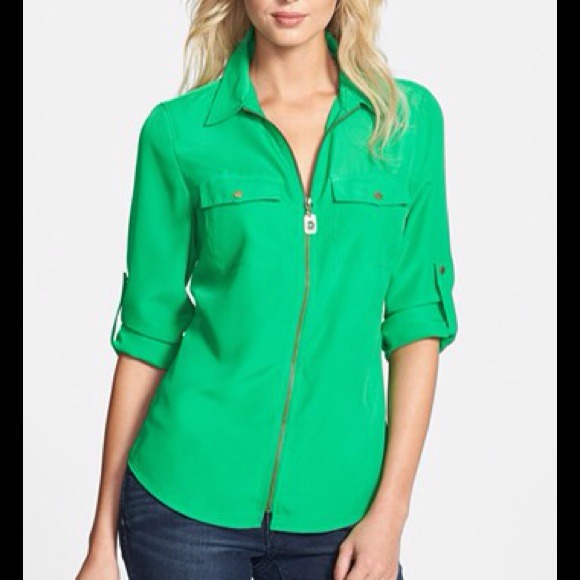 SOLD!!!!!!Michael by Michael Kors Dog tag shirt. - Picture 1 of 4