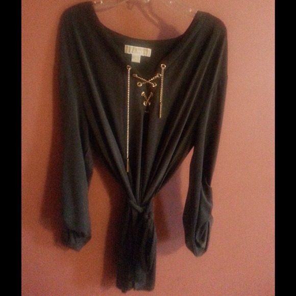 SOLD!!!!!!Michael Kors olive green tunic. size XL - Picture 1 of 3