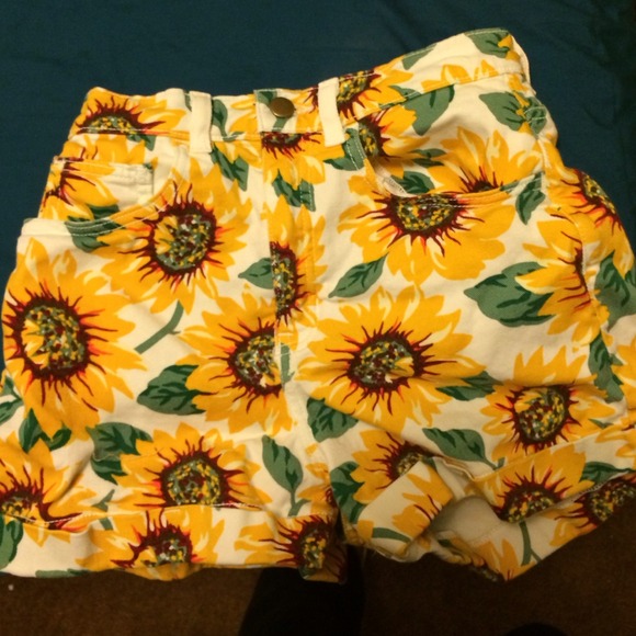 American Apparel Sunflower Shorts TRADED