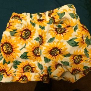 American Apparel Sunflower Shorts TRADED