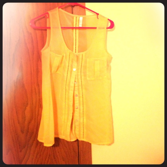 Yellow blouse