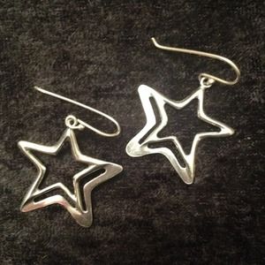 Silpada sterling silver star earrings