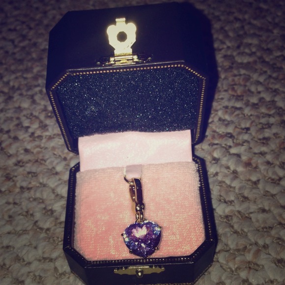 Juicy Couture Purple Heart Charm