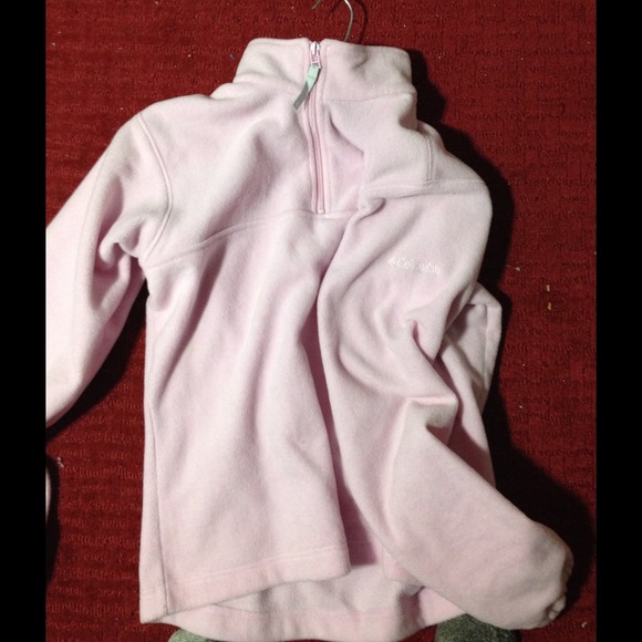 Light Pink Half Zip Fleece