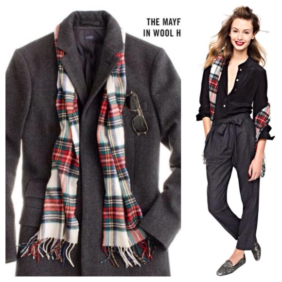 J. Crew Accessories - 💢SOLD on Tradesy!💢 Wool Plaid Scarf