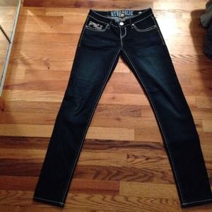 Dark blue skinny jeans/jeggings