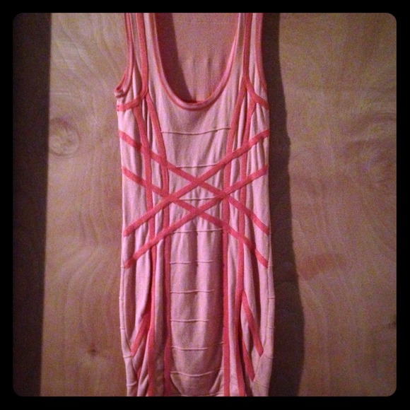 Coral dress