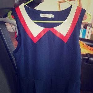 Modcloth Nautical sunny girl dress XL like new