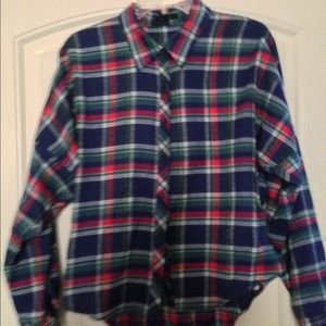 L flannel boutique shirt